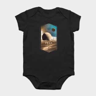 Dune Moons, Muad’Dib on Arrakis Baby Bodysuit